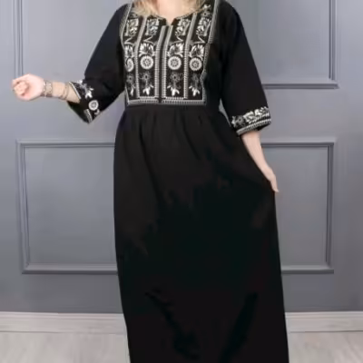 مانتو لنین مانتو پیراهنی زنانه دخترانه کتان نخ لنین درجه یک