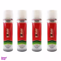 اسپری رنگ سفید واکو مدل 300ML حجم 1.200 لیتر بسته 4 عددی