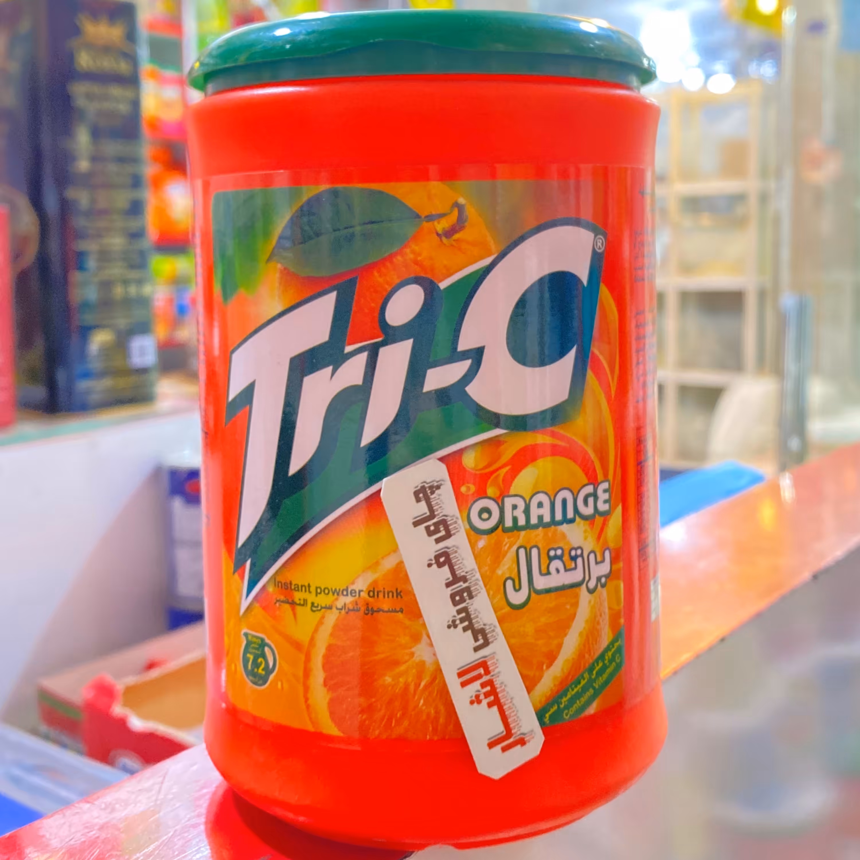 پودر شربت ترایسی خارجی طعم پرتقال 900گرمی