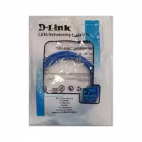 کابل شبکه CAT6 دی لینک 2 متری مدل NCB-C6UBLUR1-2