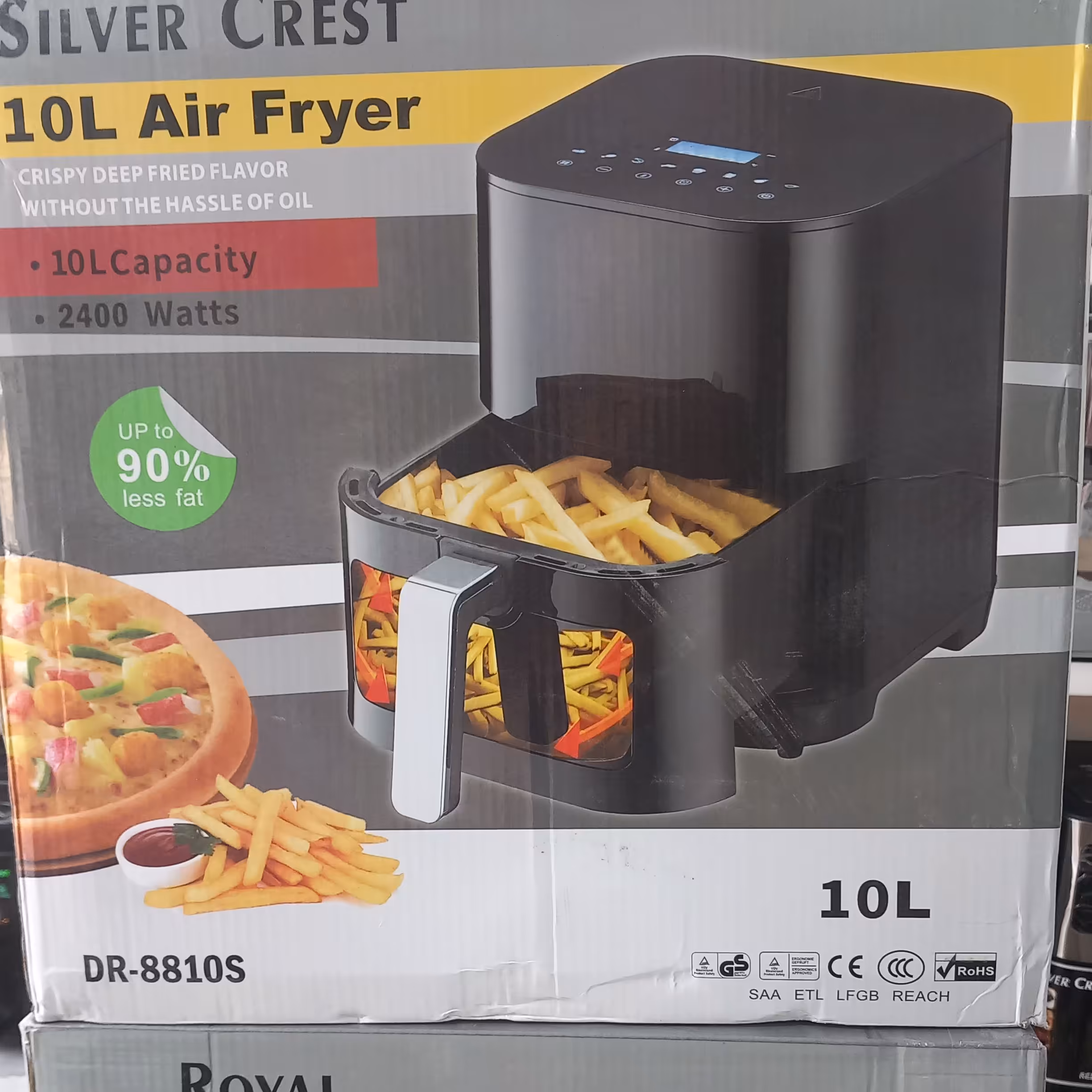 سرخکن 10 لیتر سیلور کرست چراغدار