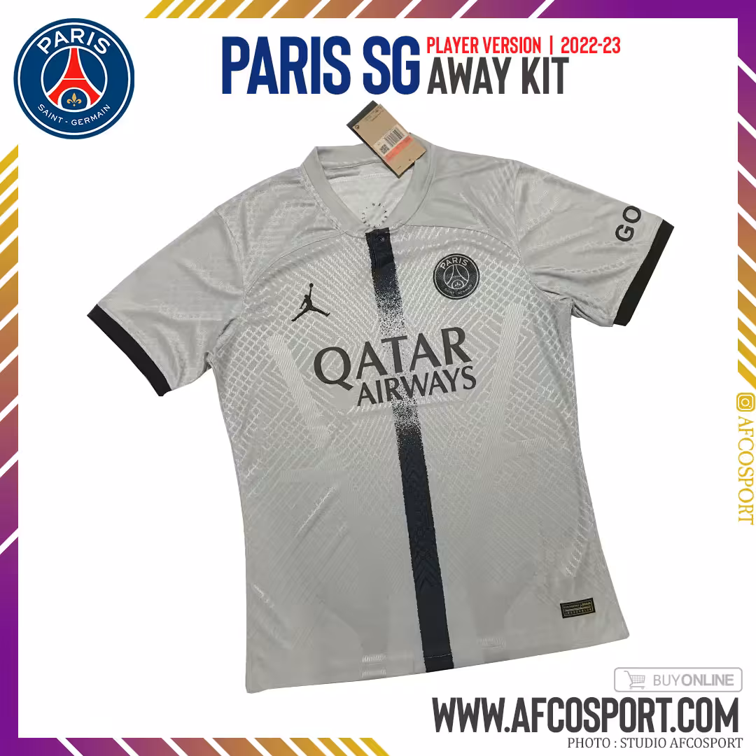 کیت دوم پاریسن ژرمن PSG 2022-2023 ورژن پلیر (بازیکن)