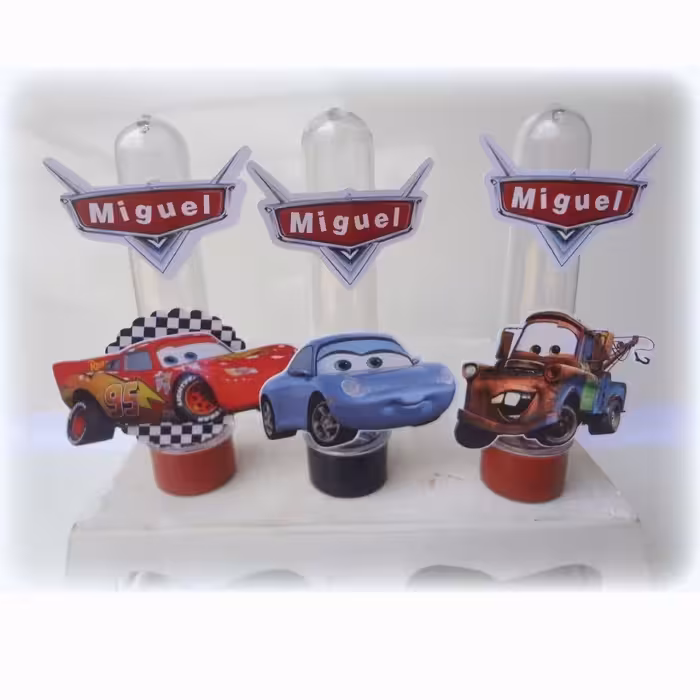 پک 6 عددی لوله اسمارتیز  تزئین شده با گیفتهای تم مک کوئین