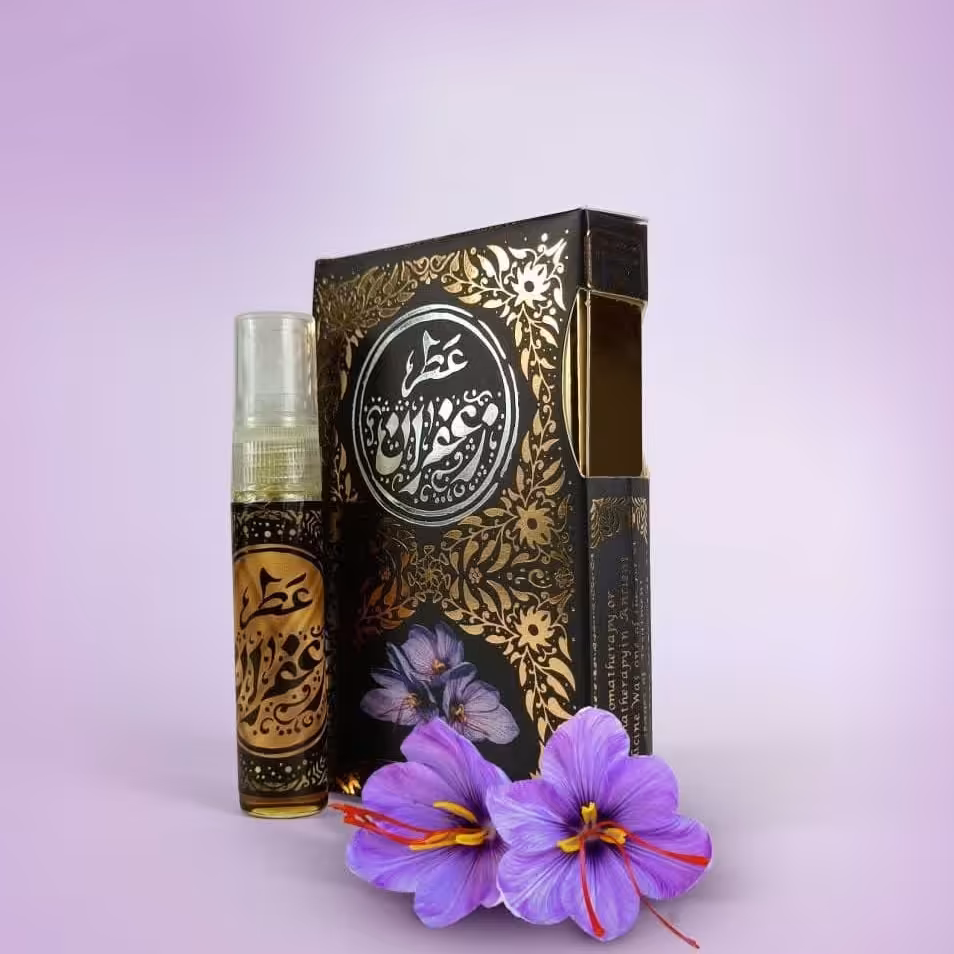 عطر زعفران 5 گرم خالص و طبیعی 