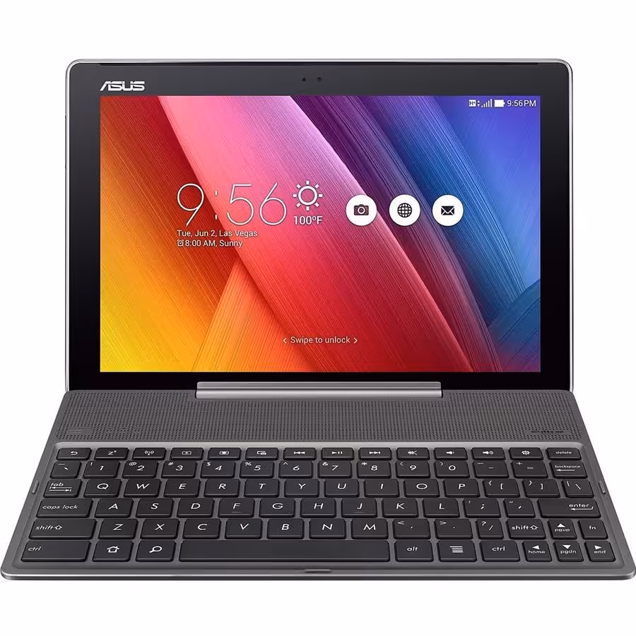 تبلت ایسوس مدل زن پد 10 زد دی 300 سی ال با قابلیت 4 جی 32 گیگابایت همراه با کیبورد