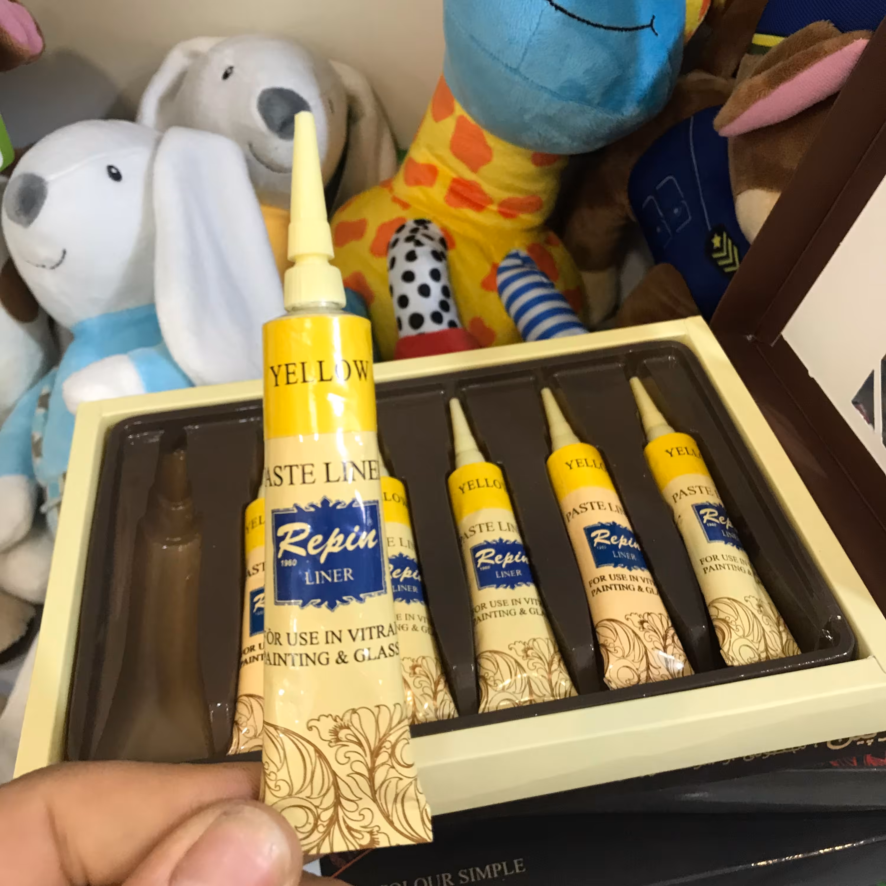 خمیر دورگیر زرد رپین