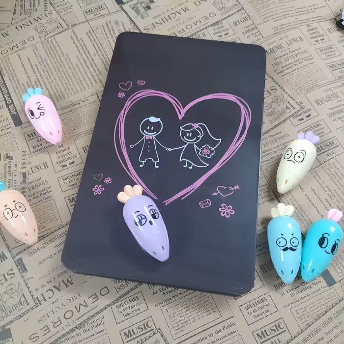 ماژیک هایلایت فانتزی طرح خرگوش ( فروش به صورت تکی)