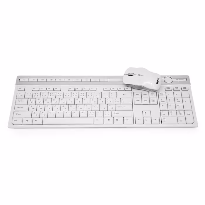 کیبورد و ماوس بی سیم تسکو Tsco 7106W White