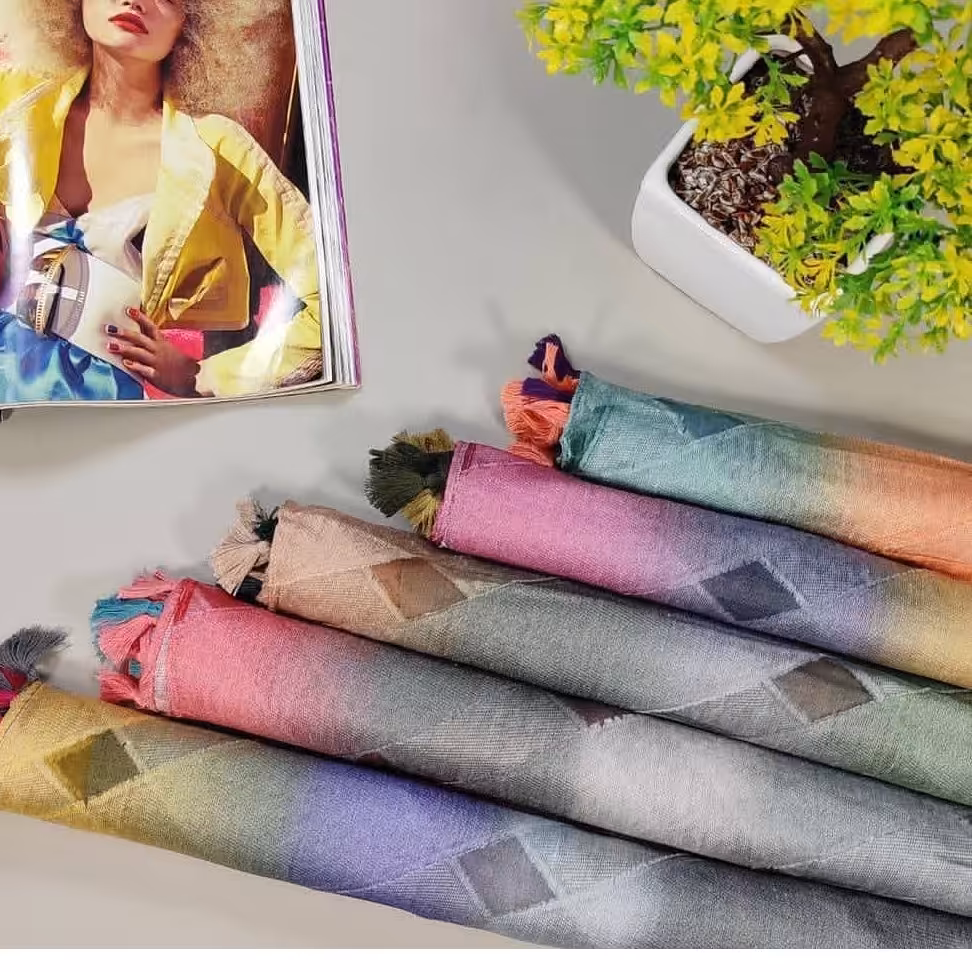 شال و روسری نخی بهاره