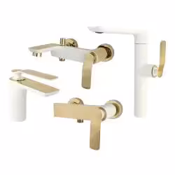 ست شیر آلات راسان  مدل ویولت  سفید