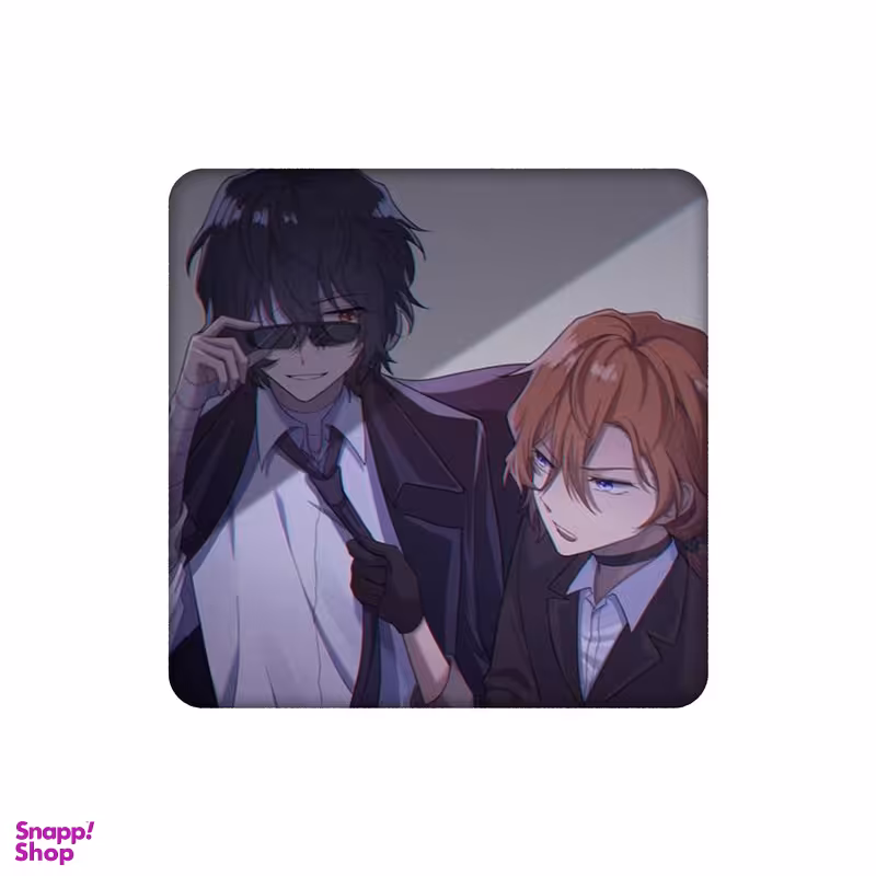 زیرلیوانی طرح انیمه سگ های ولگرد بانگو دازای و چویا کد 7833599