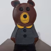 جامدادی عروسکی چرمی