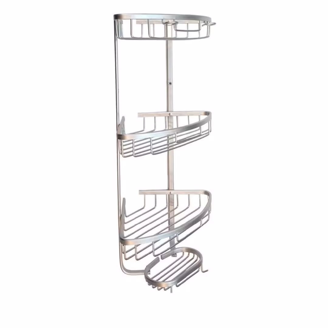 قفسه حمام سه طبقه آلومینیومی