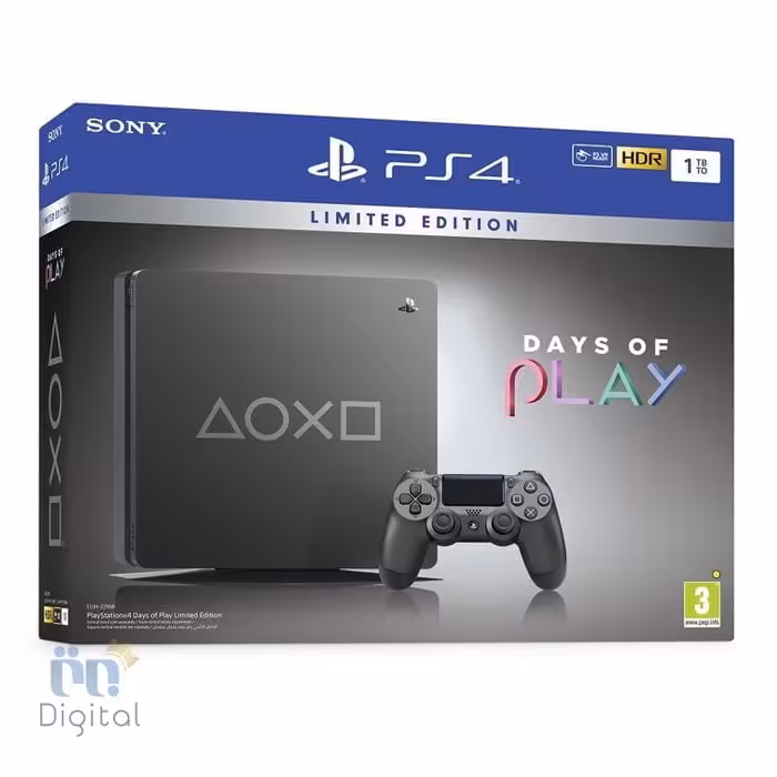 کنسول سونی مدل PlayStation 4  باندل Limited Edition Days of Play ظرفیت 1 ترابایت ریجن 2