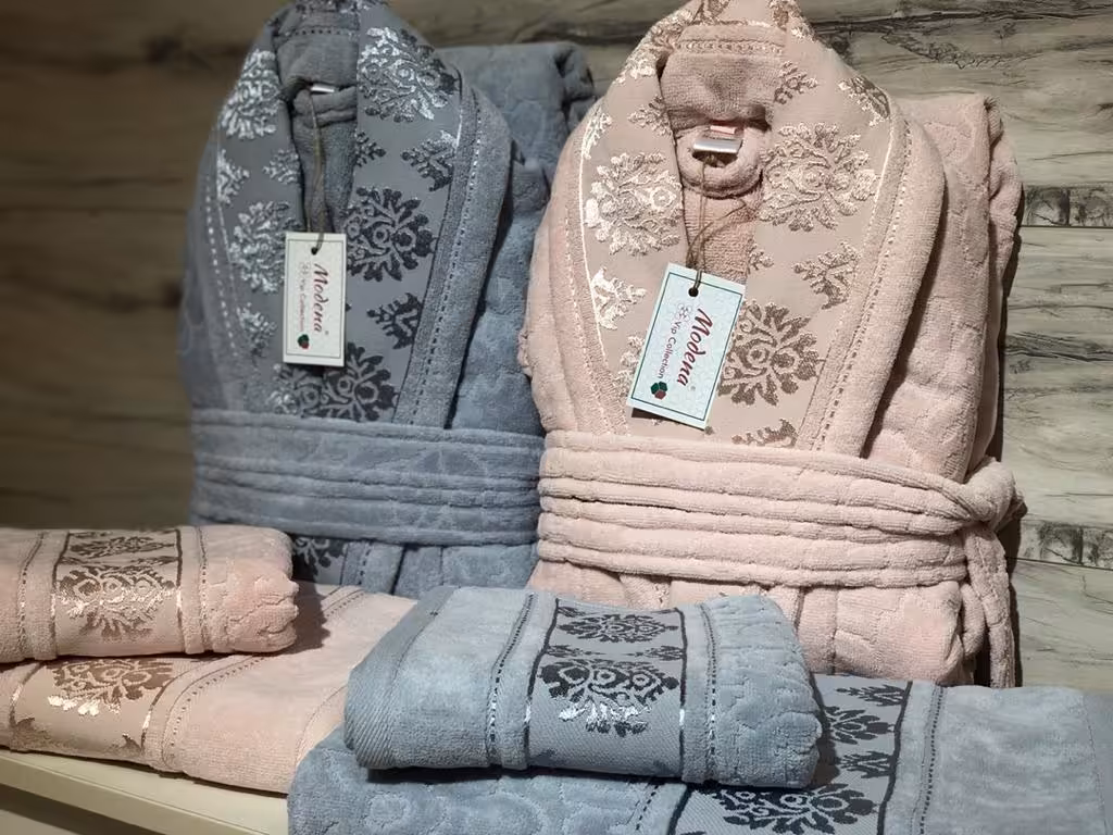 حوله ست عروس و داماد مودنا 10 تیکهmodena