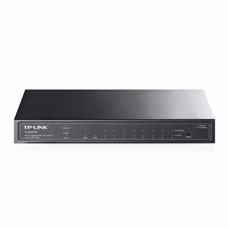 سوئیچ 8 پورت Smart PoE تی پی-لینک مدل TL-SG2210P