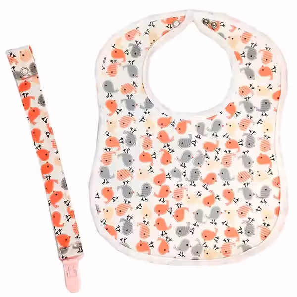 پیشبند بند پستانک دار نوزاد برند dolano