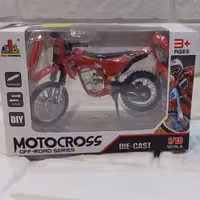 اسباب بازی موتور فلزی ،موتور کراس، ماکت موتور، در سه رنگ مختلف جعبه دار  مناسب هدیه دادن و کلکسیون