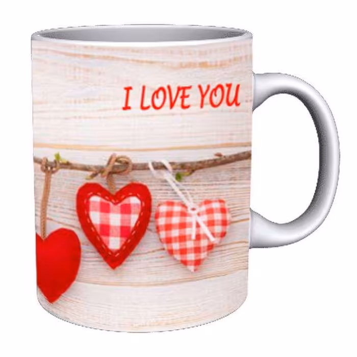 ماگ سرامیکی طرح قلب کد540