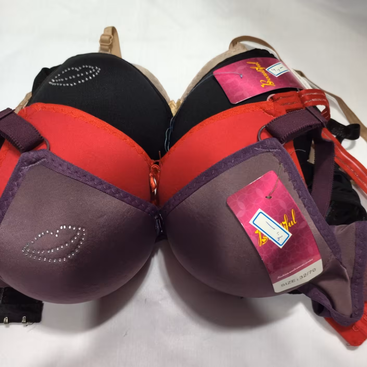 سوتین اسفنجی کم اسفنج مناسب دختران و سایز ریز 