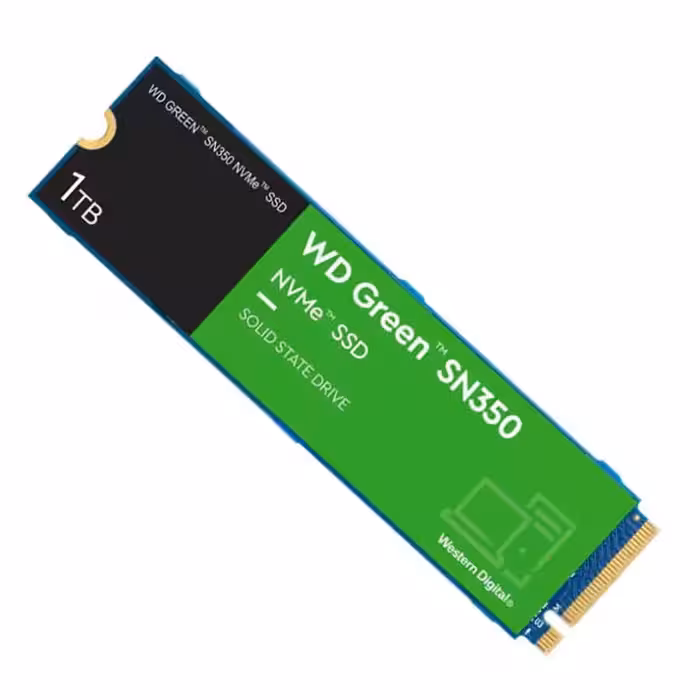 قیمت و خرید اس اس دی 1 ترابایت وسترن دیجیتال مدل Green SN350 M.2 2280 NVMe | یاس ارتباط
