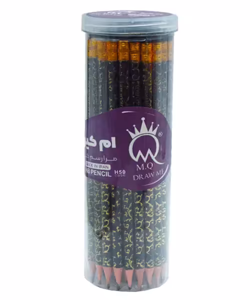 مدادمشکی ام کیو گرد طرحدار (48عددی)کد H50