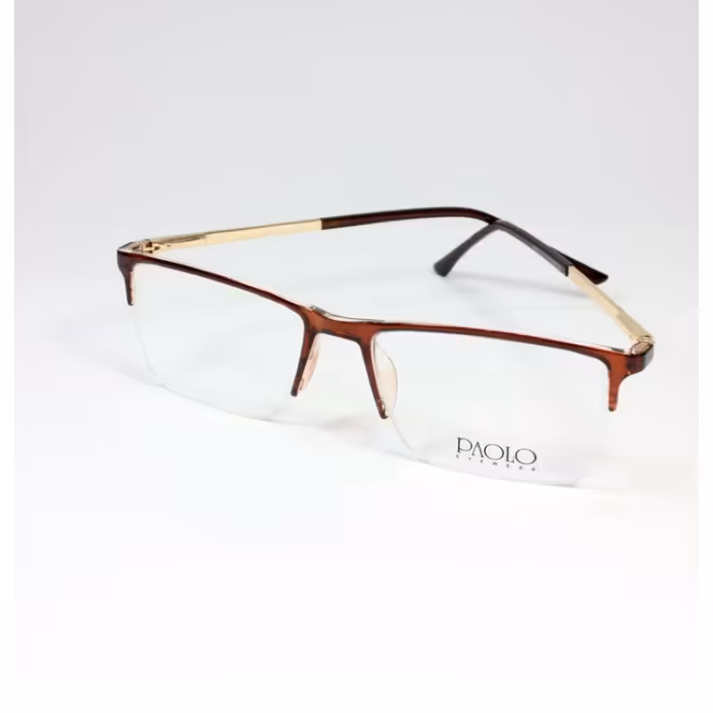 فریم عینک طبی مردانه نیمه فریم جدید 9608