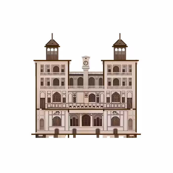 پازل سه بعدی چوبی شمس العماره