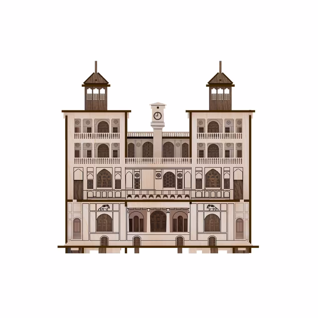 پازل سه بعدی چوبی شمس العماره