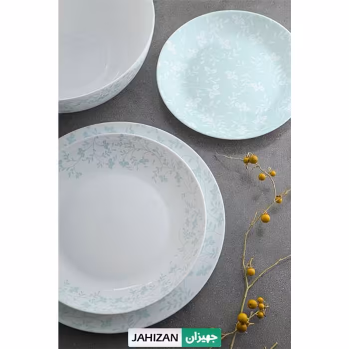 سرویس غذاخوری 26پارچه گلدن اپال گلریز سبز