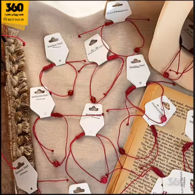 دستبند مینیمال سنگ جید سرخابی