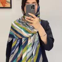 شال نخی بلفی منگوله دار