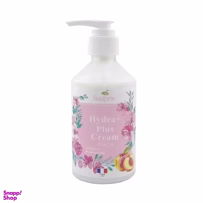کرم مرطوب کننده سوپکس (Soapex) حاوی عصاره Peach حجم 250 میلی‌لیتر