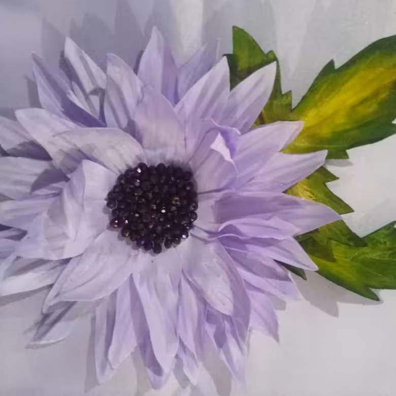 پنل گل آفتابگردان تزئین لباس - کیف (و تابلو)