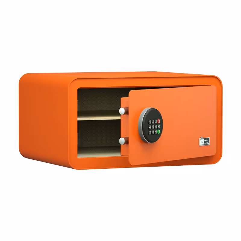 گاوصندوق خانگی الکترونیکی سدید مدل سیف باکس 430W رنگ نارنجی