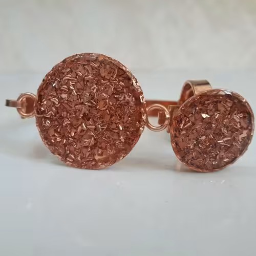 ست انگشتر و دستبند خرده مس