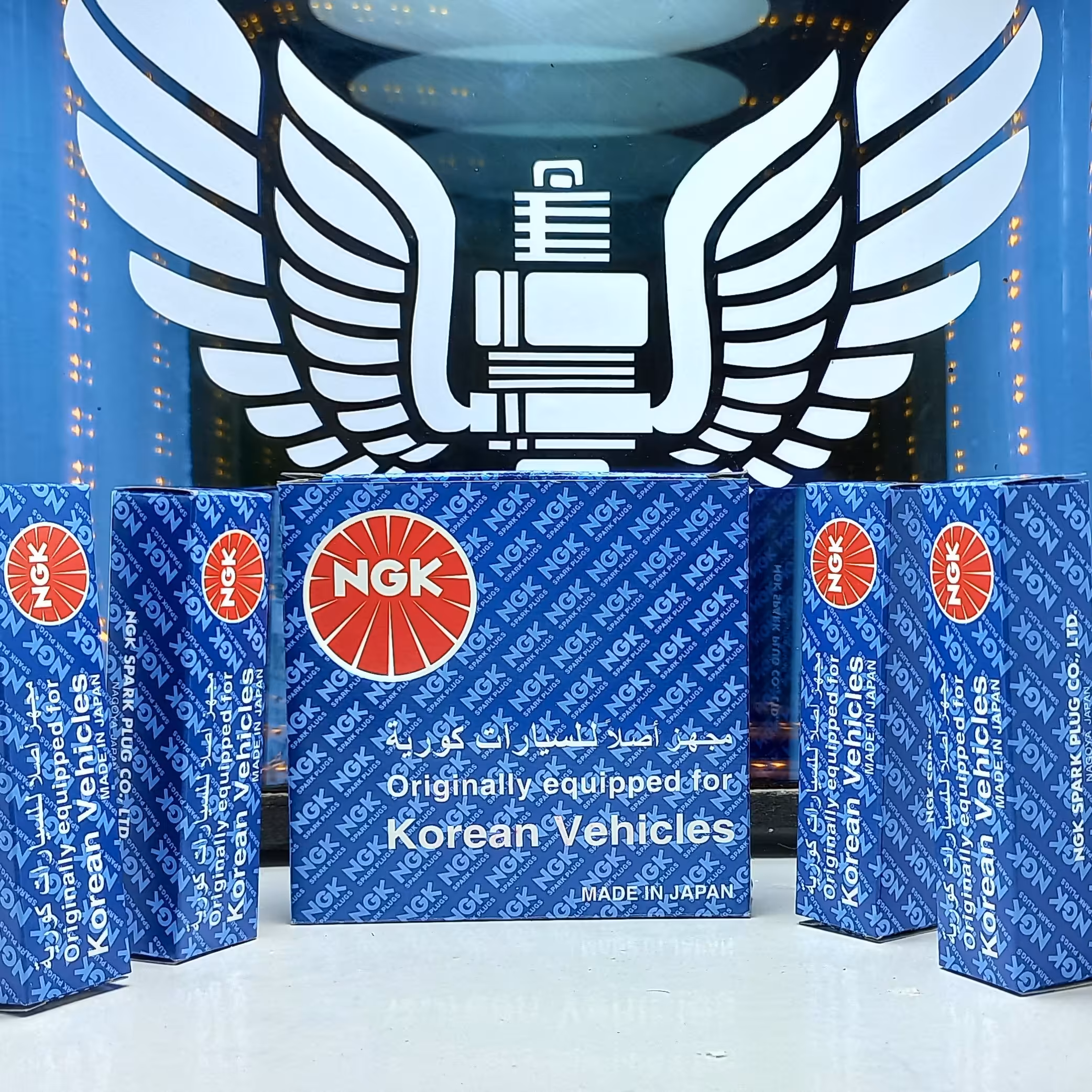 شمع نیکلی ngk سری یورو4 ساخت ژاپن مناسب پراید یورو4