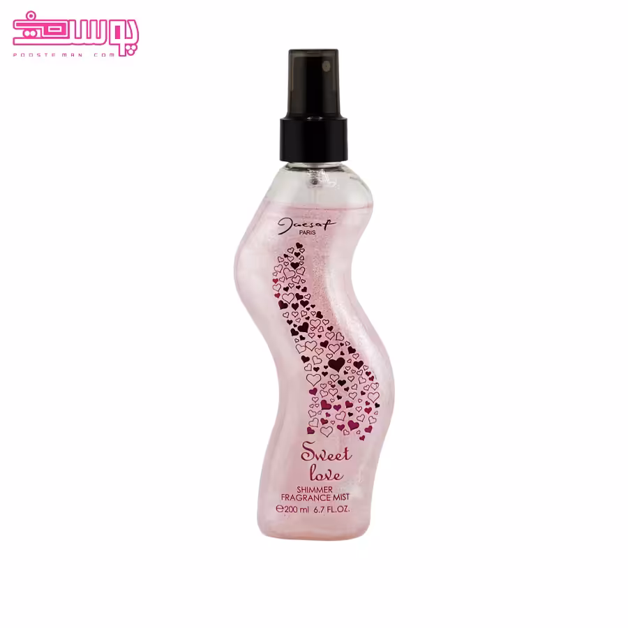 بادی اسپلش شیمر ژک ساف مدل Sweet Love حجم 200ml