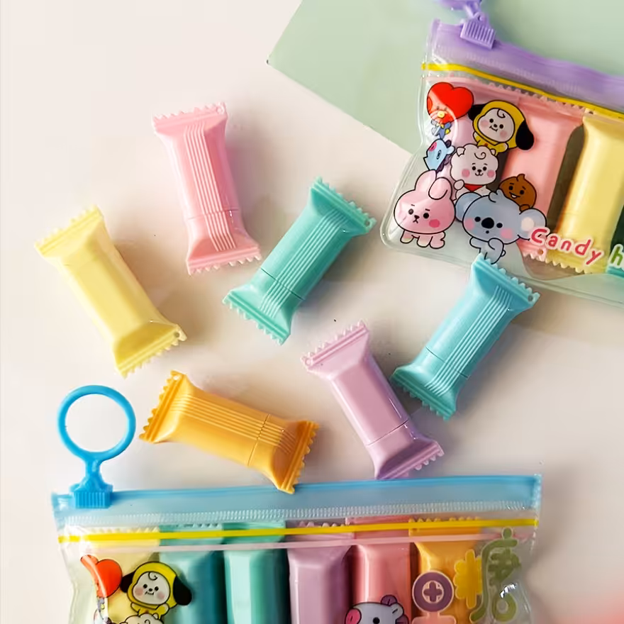 ماژیک هایلایت مینی ماژیک هایلایتر مینی فانتزی شکلاتی