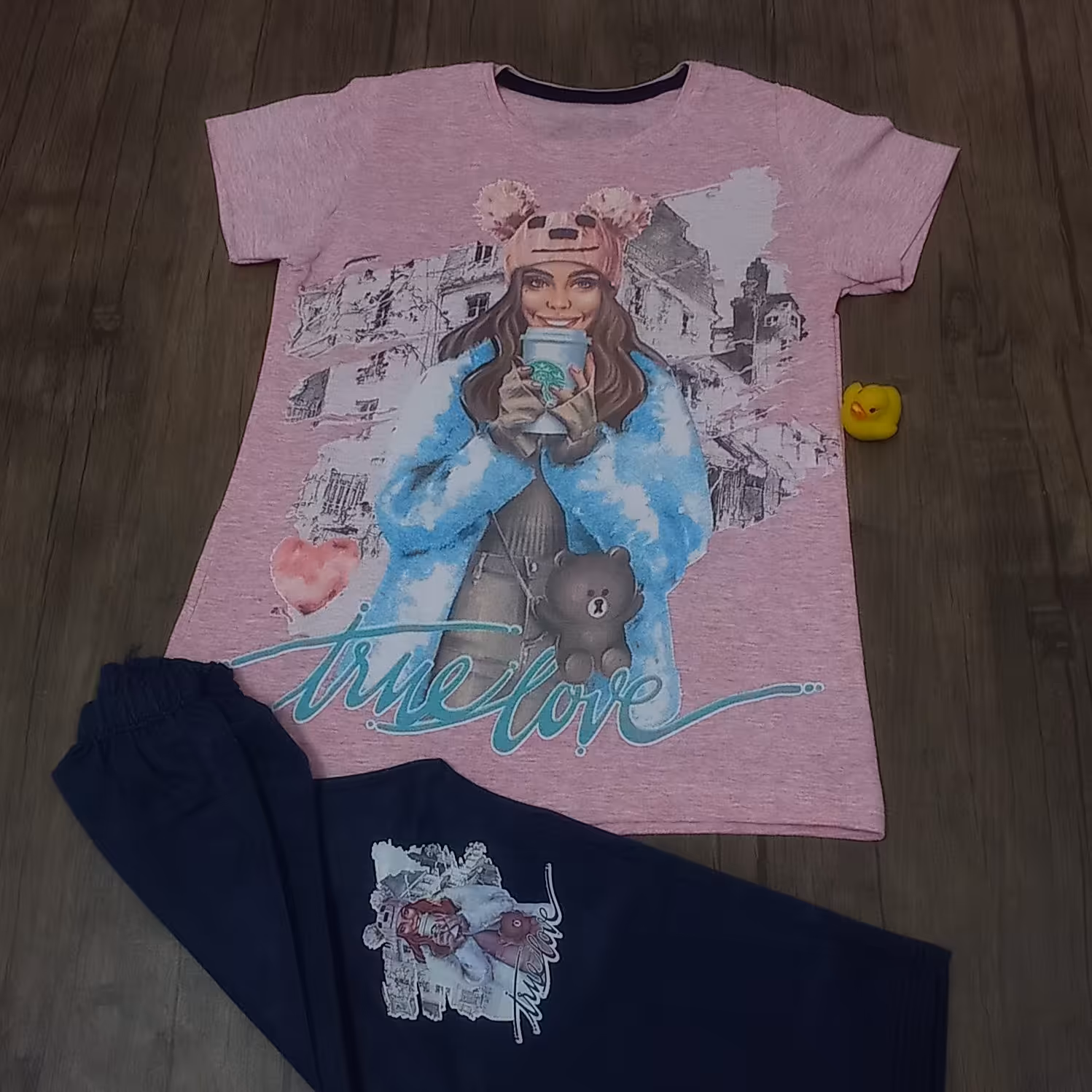 تیشرت شلوارک تک رنگ