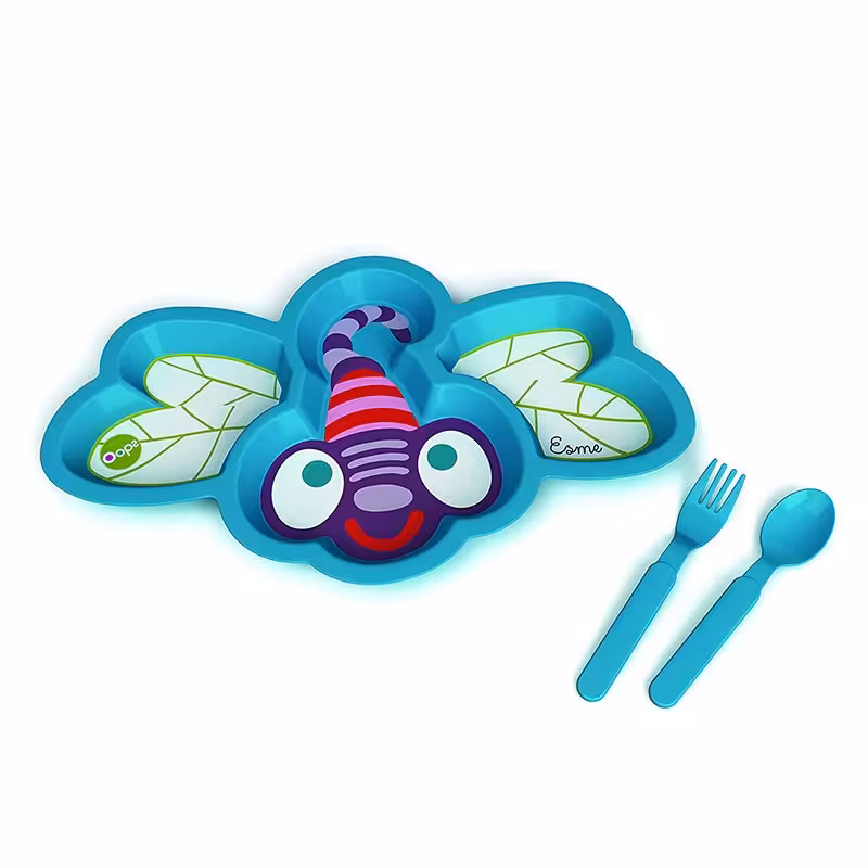 ظرف غذای کودک طرح سنجاقک oops مدل 4000531
