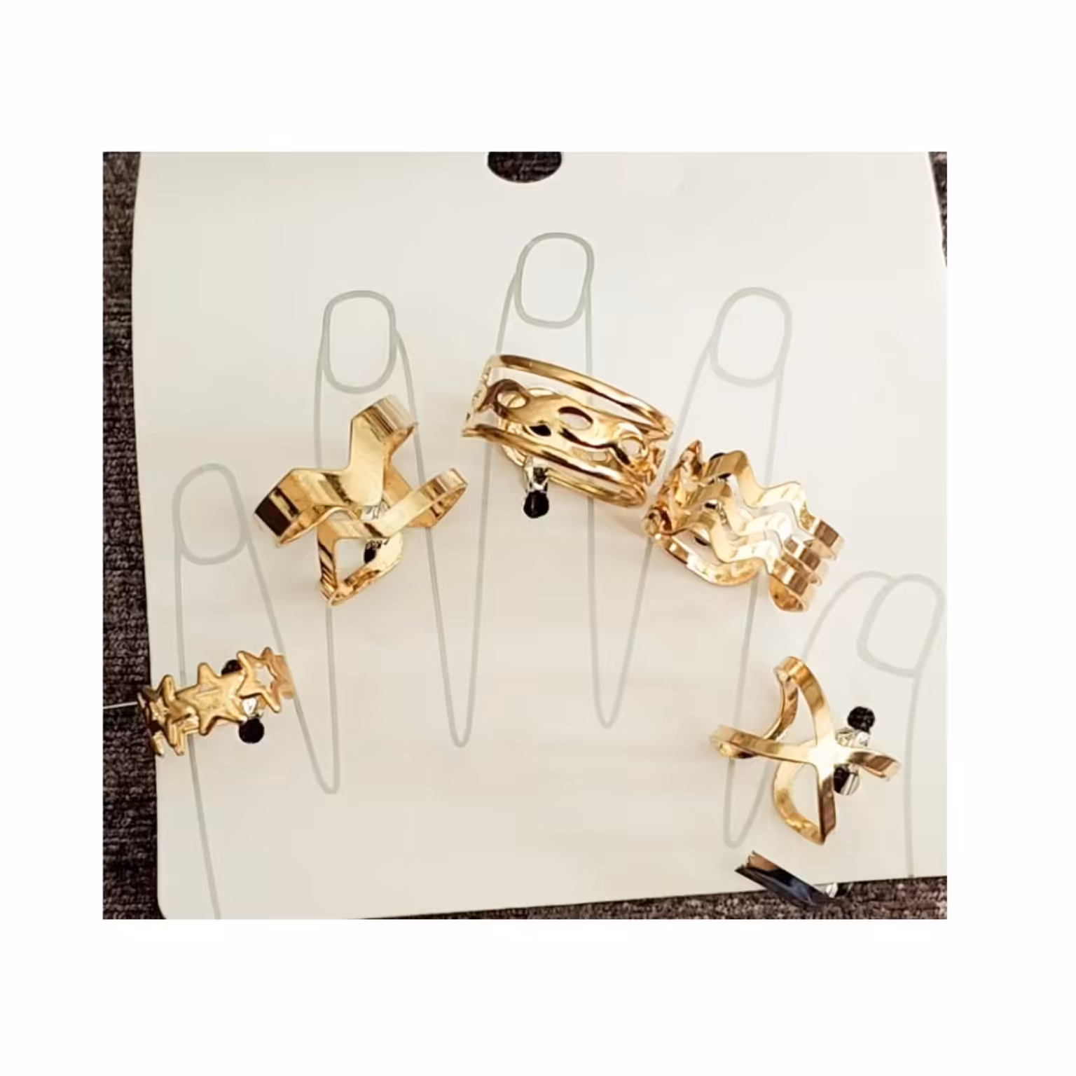 انگشتر  پکی 6 عددی