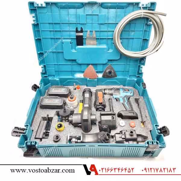 مجموعه 9 کاره شارژی براشلس باس مدل bs-9br