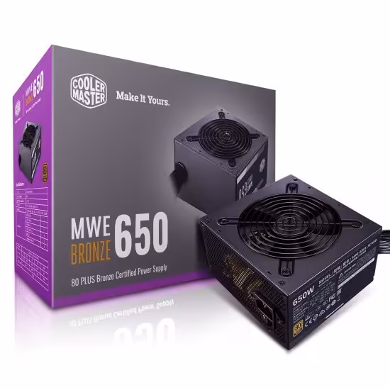خرید منبع تغذیه Power COOLER MASTER MWE BRONZE 650 V2 با بهترین قیمت