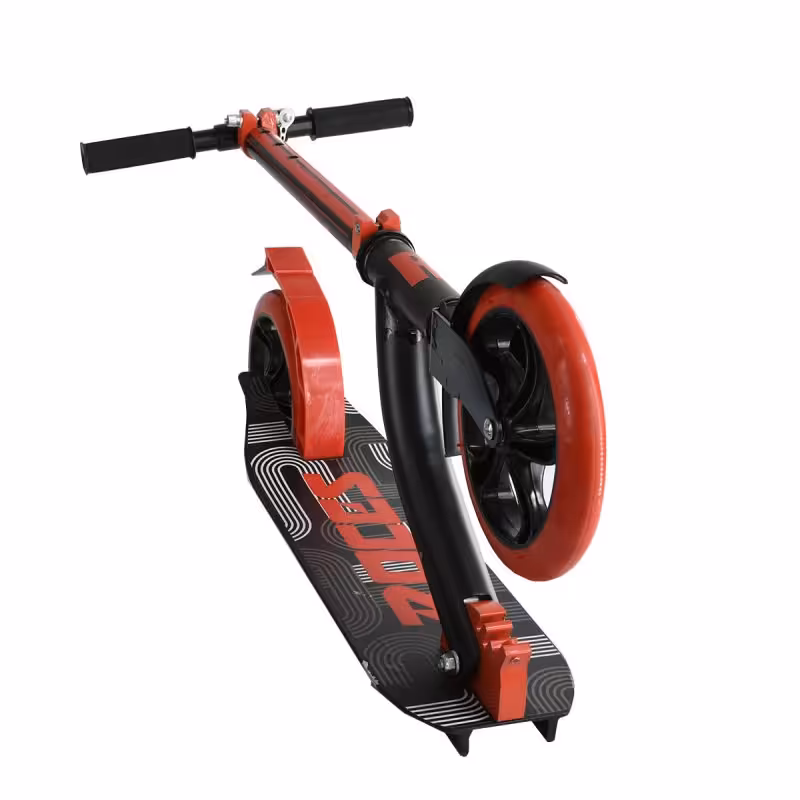 اسکوتر روسز خارجی تحمل وزن بالا با جک و دارای کارتن قابل حمل تاشو با ترمز پدالی و دستی