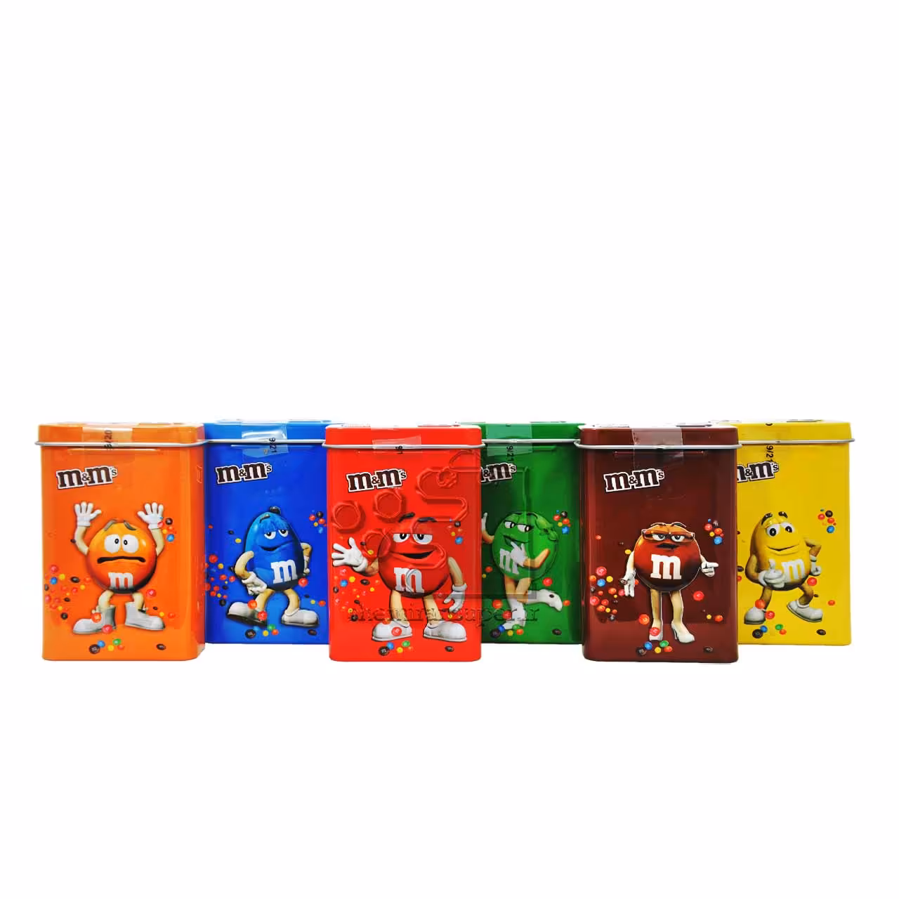 دراژه شکلاتی ( اسمارتیز ) قوطی فلزی 45 گرم ام اند امز - m&amp;m&#039;s