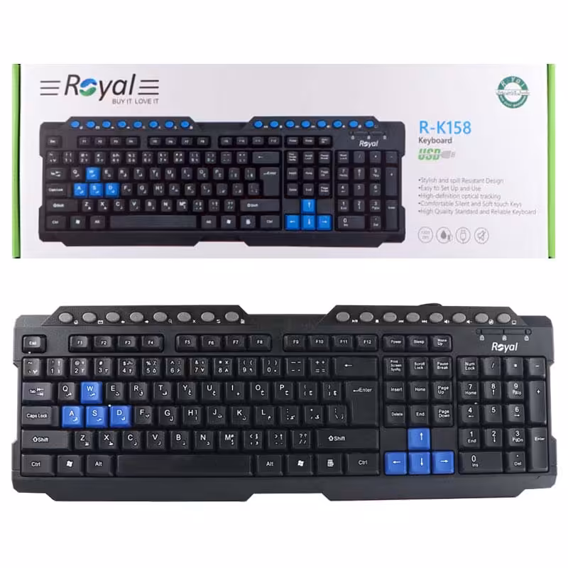 کیبورد گیمینگ رویال Royal R-K158