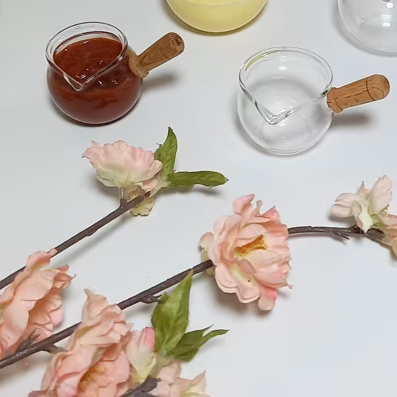 سس خوری گرد ژولای پیرکس دسته چوبی