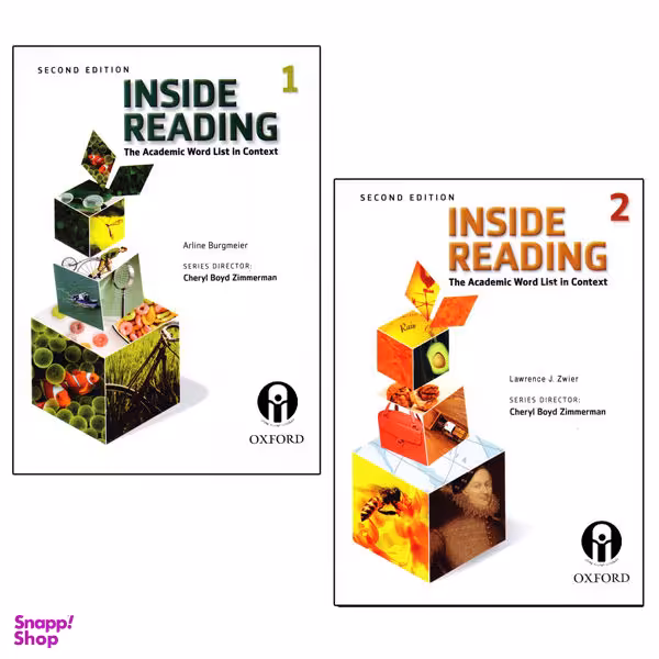 کتاب Inside Reading اثر Arline Burgmeier And Lawrence j. Zwier انتشارات الوندپویان دو جلدی