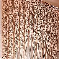 پرده مکرومه برگ کد 30